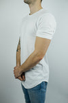 The Glacier Curved Hem T-shirt in White