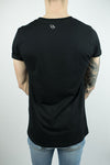 The Lakeside Rolled-cuff T-shirt in Black