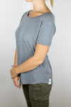 The Flare Tee in Cool Vintage Grey