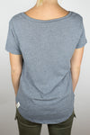 The Flare Tee in Cool Vintage Grey