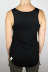 The Women's Flint V-Neck Tank in Black